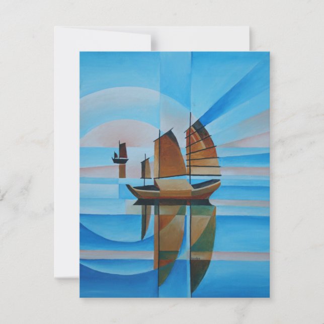 Soft Skies, Cerulean Seas and Cubist Junks (Front)