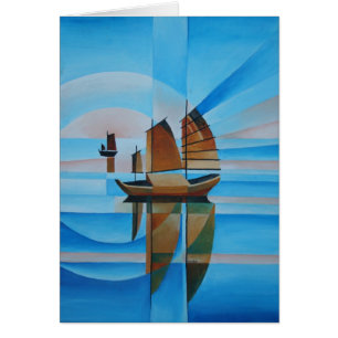 Soft Skies, Cerulean Seas and Cubist Junks