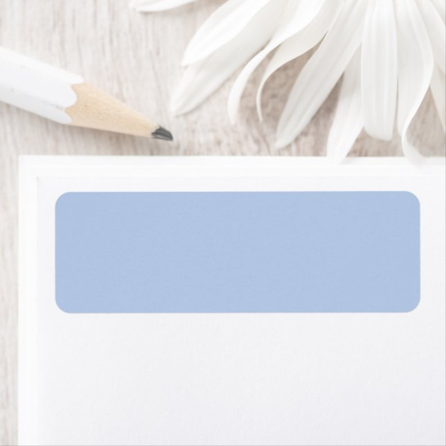 Soft Sky Blue Address Labels (Insitu)