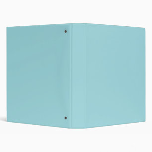 Soft Sky Blue Solid Color Binder