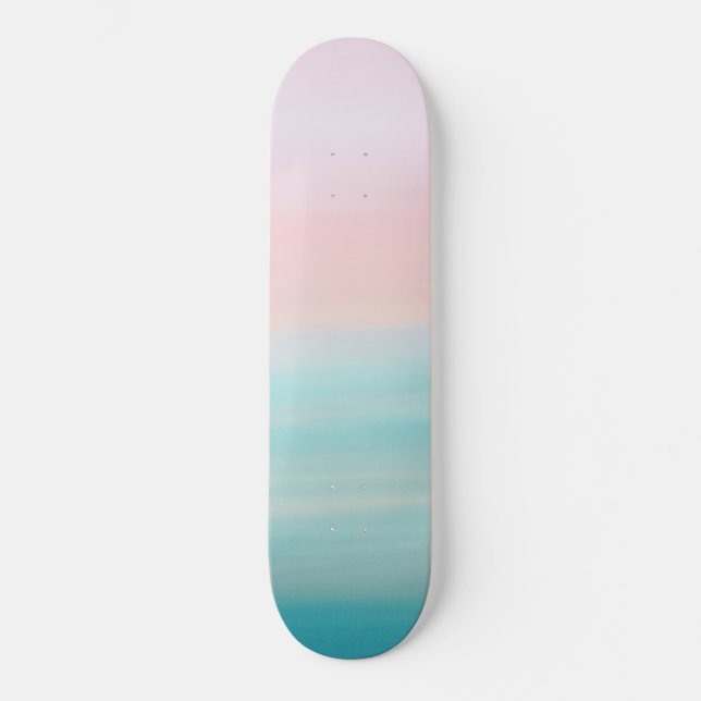 Soft Sky Dream #2 #wall #art Skateboard (Front)
