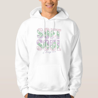 Soft Soul Strong Mind –Pastel Motivational T-Shirt Hoodie