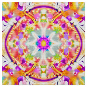 Soft Spring Pastels Tie Dye Pattern Fabric
