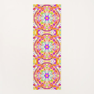 Soft Spring Pastels Tie Dye Pattern Yoga Mat
