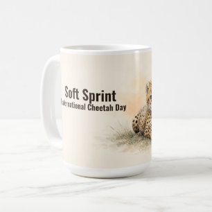 Soft Sprint International Cheetah Day Coffee Mug