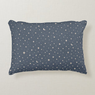 Soft Star Pattern Aesthetic Accent Pillow