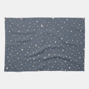 Soft Star Pattern Aesthetic Kitchen Towel