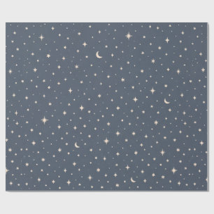 Soft Star Pattern Aesthetic Wrapping Paper