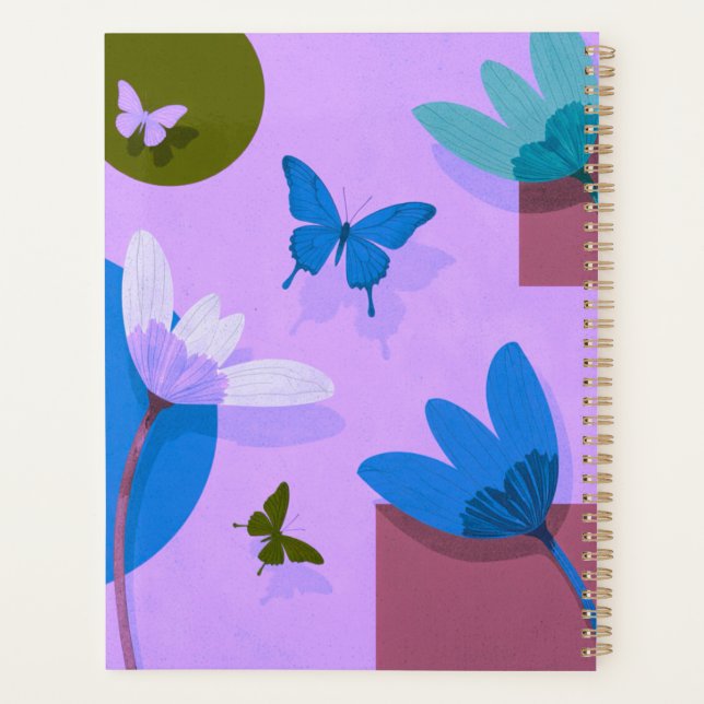 Soft & Steady Floral Planner (Back)