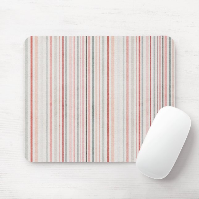 Soft Stripes Minimal Mouse Pad (With Mouse)
