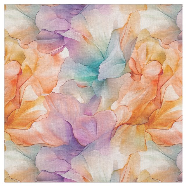 Soft Summer Petals Fabric (Close Up)