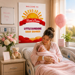 Soft Sunrise Calm Baby Room Wall Visual Poster