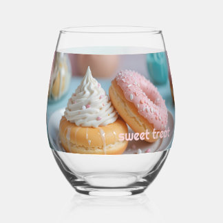 Soft & Sweet Delights Stemless Wine Glass