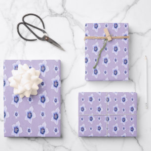 Soft Sweet Violets  Wrapping Paper Sheet