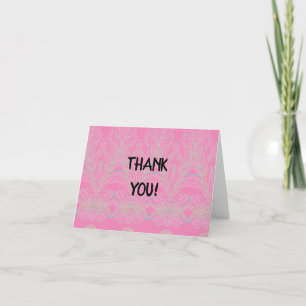 Soft Swirls Thank You Card