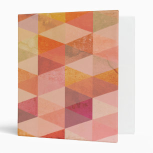 Soft Triangle Geometric Pattern Binder
