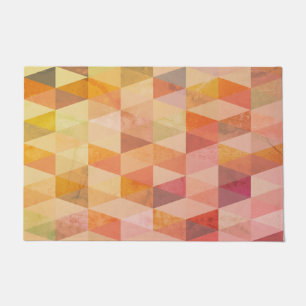Soft Triangle Geometric Pattern Doormat