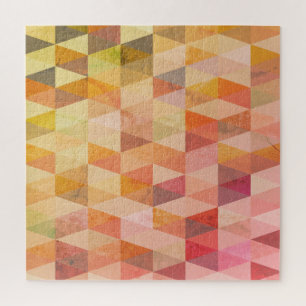 Soft Triangle Geometric Pattern Jigsaw Puzzle