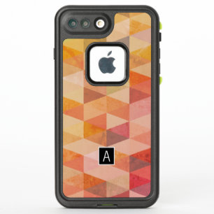 Soft Triangle Geometric Pattern Monogrammed