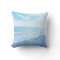 Soft Turquoise and Blue Beach Pillows YOUR TEXT