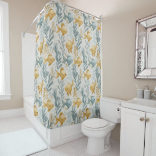 Soft Underwater Fish Kids Bathroom Decor