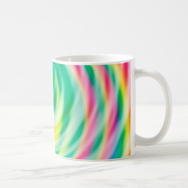 Soft Vibrant Tie Dye Coffee Mug (Right)