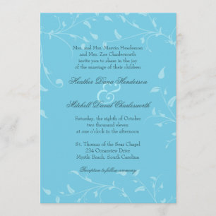 Soft Vines Wedding Invitation