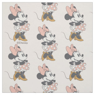 Soft Vintage Minnie Mouse Polka Dot Charm Fabric