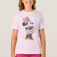 Soft Vintage Minnie Mouse Polka Dot Charm