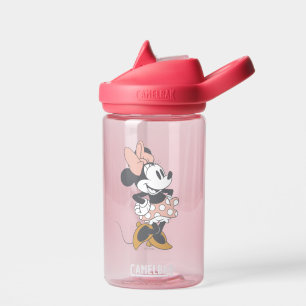 Soft Vintage Minnie Mouse Polka Dot Charm Water Bottle