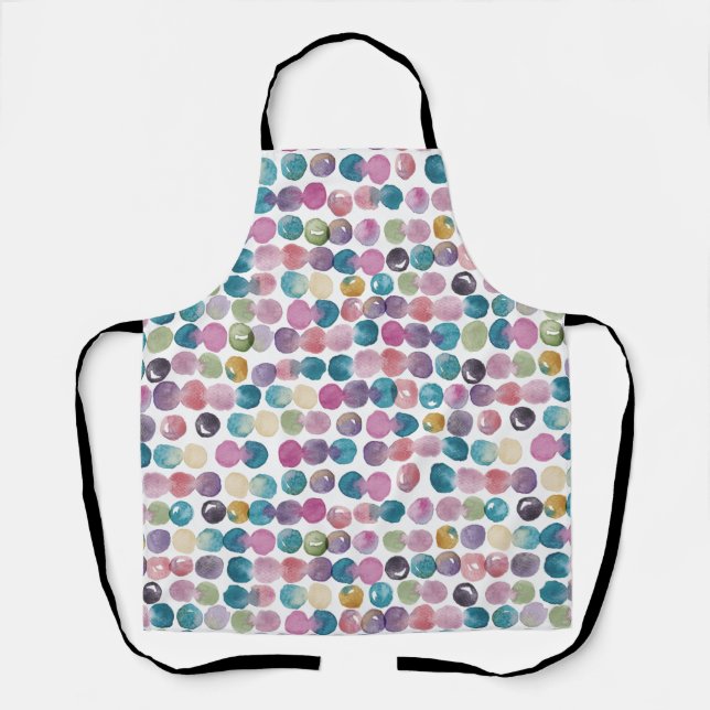 Soft Watercolor Apron – Modern Minimalist Kitchen  (Front)
