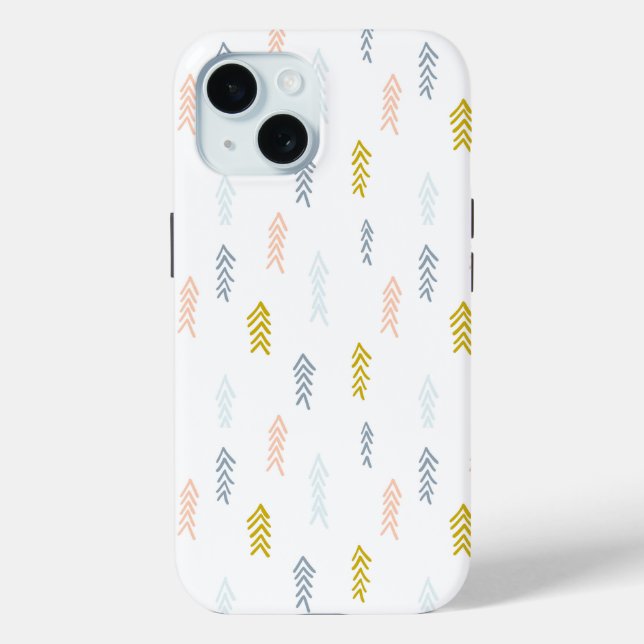 Soft Watercolor Chevron Pattern Case-Mate iPhone Case (Back)