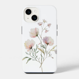 Soft Watercolor Floral iPhone Case
