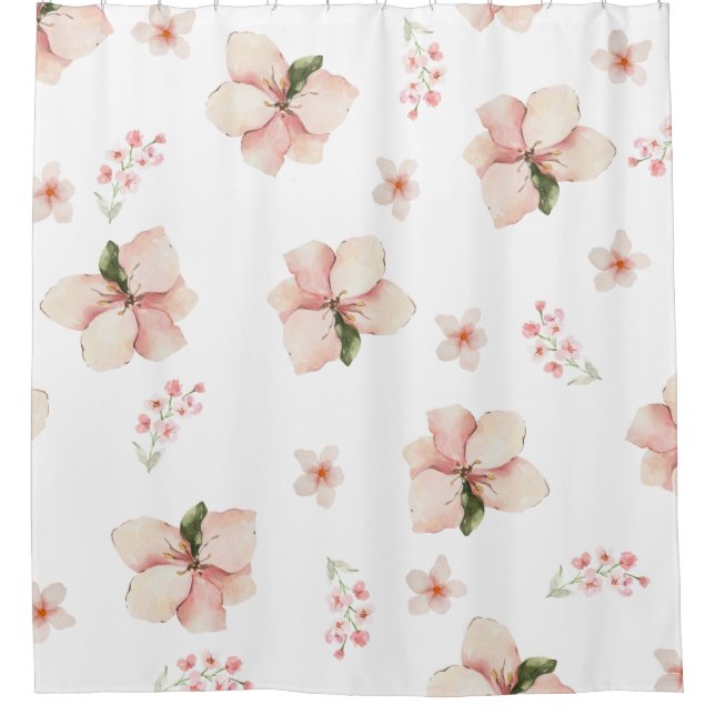Soft Watercolor Floral Seamless Pattern (Front)