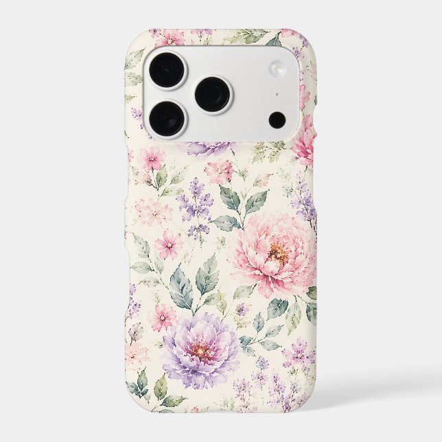 Soft Watercolor Peony Floral (Back)
