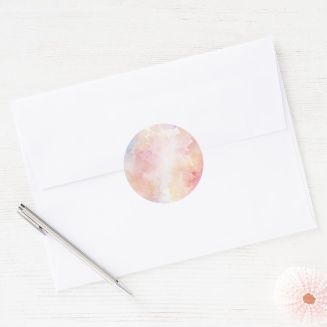 Soft Watercolor Stickers (Envelope)