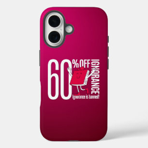 Soft Watercolor Whimsical Anti-Ignorance  iPhone 16 Case