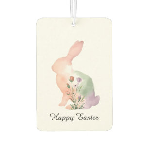 Soft Watercolour Easter Bunny Air Freshener