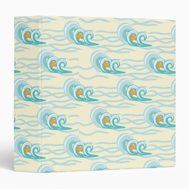 Soft Waves Pattern Binder (Front/Spine)