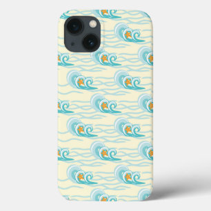 Soft Waves Pattern iPhone 13 Case