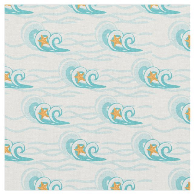 Soft Waves Pattern Fabric (Close Up)
