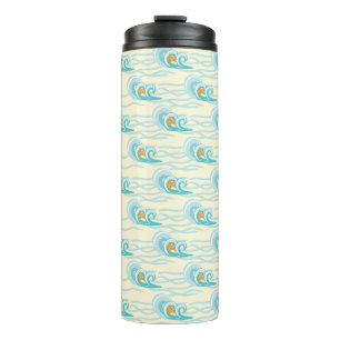Soft Waves Pattern Thermal Tumbler