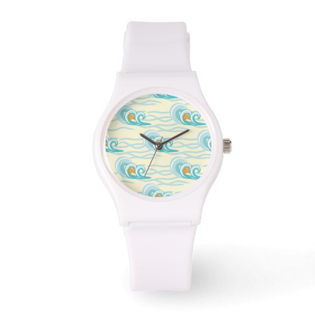 Soft Waves Pattern Watch (Front)