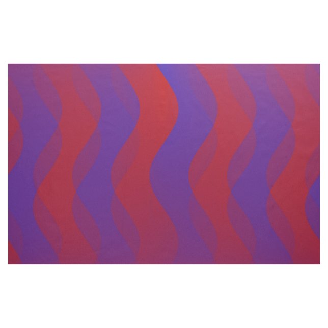 Soft Waves red violet + your ideas Fabric (Yard)