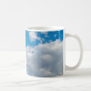 Soft white fluffy cloud coffee mug