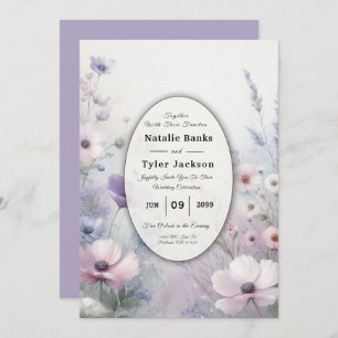 Soft Wildflower Meadow Daydreams Invitation