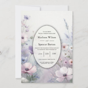 Soft Wildflower Meadow Daydreams Invitation