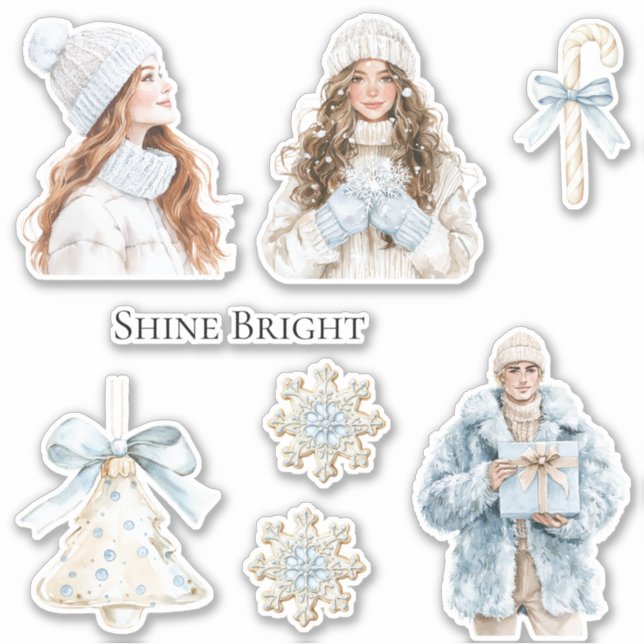 Soft Winter Blue Christmas (Front)