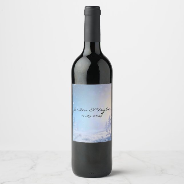 Soft Winter Daydream Wine Label (Front)