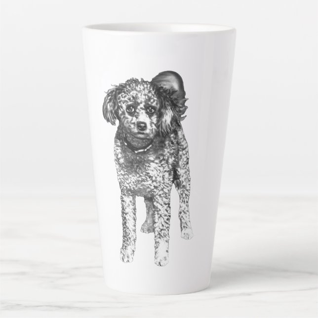 Soft Winter Shadows Latte Mug (Front)